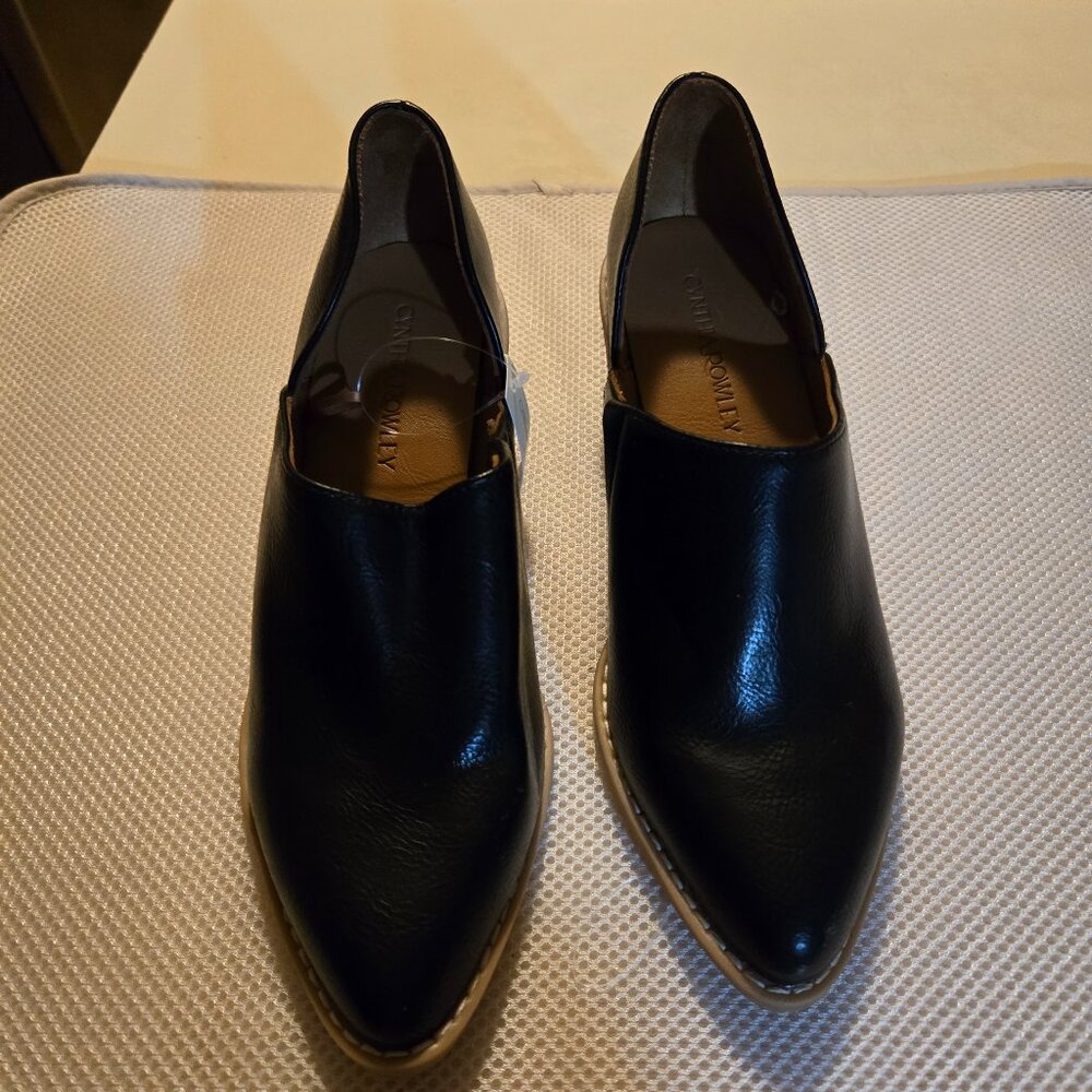 Cynthia Rowley Black Pointed Toe Slip-On Flats